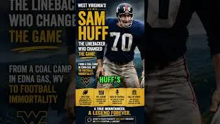 Thumbnail: Sam Huff: Real West Virginia history #history #wv #shorts
