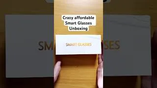 Thumbnail: ￼￼Crazy affordable AI Smart Glasses unboxing! #shorts #smartglasses