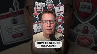 Thumbnail: Is your Telegram account safe? 🤔 Think again.