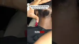 Thumbnail: Grip short hair with double braiding method!