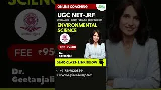 Thumbnail: UGC NET Environmental Science Online Batch l Course Fee Rs 9500 l  #netenvironmentalscience