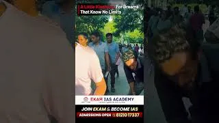 Thumbnail: A Little Kindness, Big Dreams ❤️ | UPSC Aspirants | Ekam IAS Academy