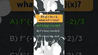 Thumbnail: Functions & its types - Discrete Mathematics - Quiz 4