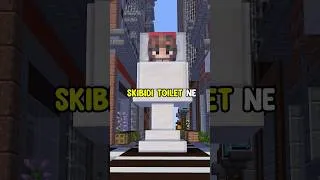 Thumbnail: Scary Skibidi Toilet is Cute🤫 #EktaMore #shorts #minecraft