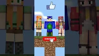 Thumbnail: WHO WOULD YOU SAVE? 😱 Minecraft Animation #shorts #EktaMore #minecraft