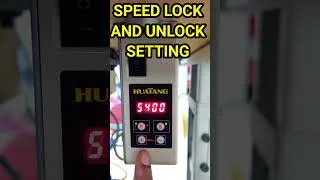 Thumbnail: HUATANG CONTROL BOARD SPEED LOCK AND UNLOCK SETTING | huatang overlock machine speed lock