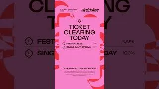 Thumbnail: Ticket Clearing TODAY at 19:00 👀 #elf26