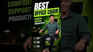 Thumbnail: Best Office Chair 2026 🪑 | Ergonomic Office Chair | The Sleep Company Onyx Review #shorts
