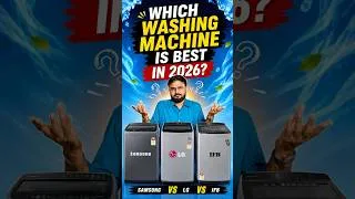 Thumbnail: Best Washing Machine 2026 | Best Top Load Washing Machine 2026 | LG vs Samsung vs IFB