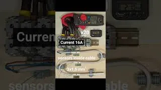 Thumbnail: 3x1.5 cable vs 16A. Current test.