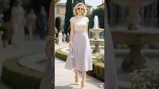 Thumbnail: 🪻Purple Elegance💜 #styleafter50 #timelessfashion #milanfashion #purple #dress