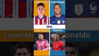 Thumbnail: Julian Alvarez vs Kylian Mbappé #shorts #comparison #comparisonfootball