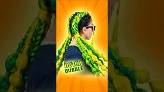 Thumbnail: World Cup Hairstyle idea: Dutch to Bubble Braids! ⚽️ #Worldcup