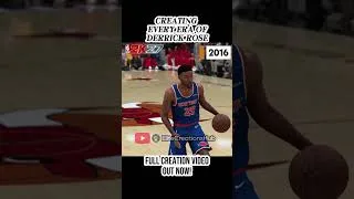 Thumbnail: Every Era of Derrick Rose Face Creation NBA 2K27 #nba2k27 #derrickrose #2k27 #chicagobulls