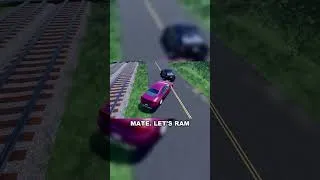 Thumbnail: Train Smashes Parked Car At Full Speed