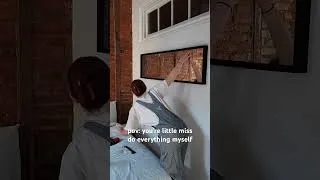 Thumbnail: when you're stubborn and want to do everything by yourself 😂 #bedroommakeover #nycapartment