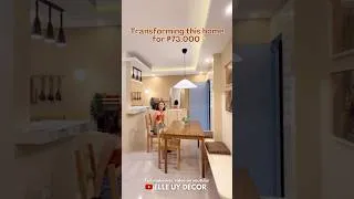 Thumbnail: The ₱73,000 Home Transformation✨ Full makeover on our channel.