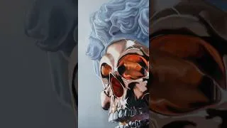 Thumbnail: Painting a Skull #oilpainting #painting