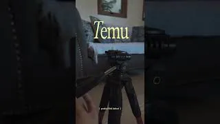 Thumbnail: POV: you buy a random tripod from Temu and it actually ends up being solid 🪨