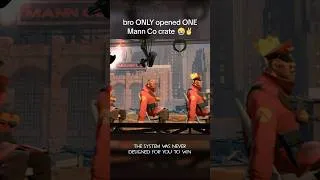 Thumbnail: Bro ONLY opened ONE Mann Co crate 😭✌