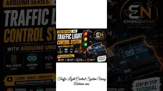 Thumbnail: Traffic Light Control System 🚦 | Arduino UNO | #Shorts #arduino #programming #arduinouno