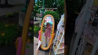 Thumbnail: tour of my 10x10 booth!!! 🌈🌷🪩✨🎀 #popupshop #smallbusiness #popupmarket