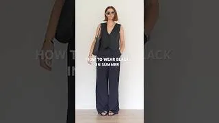 Thumbnail: How to Wear All-Black in Summer #fashionover40