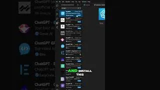Thumbnail: Use ChatGPT Directly in VS Code: EASY Tutorial! #shorts