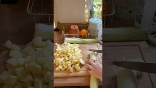 Thumbnail: Cook my homegrown potatoes with me! #potatorecipe #potatosoup #potatoharvesting