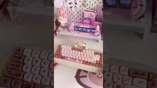 Thumbnail: the cutest siamese cat themed keyboard 🐾🫶 @YUNZIIKEYBOARD C68 🍪 #unboxing #desksetup