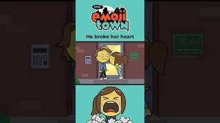 Thumbnail: A bad break up #emojitown #shorts