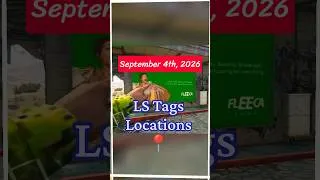 Thumbnail: LS Tags Locations (September 4th, 2026) #gta5 #shorts #LSTags #gameplay #clips #gta #employedbird