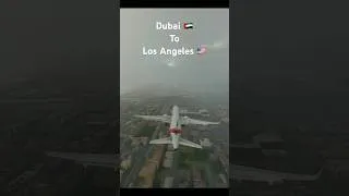 Thumbnail: Dubai 🇦🇪 to Los Angeles 🇺🇸Comment where you wanna go next? #dubai #usa #flight #aviation