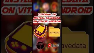 Thumbnail: Tutorial to Install Savedata on Vita3K Android #vita3k #vita3kandroid #carapasangsavedatavita3k