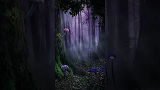 Thumbnail: Watch the full video on Enchanted Nights Ambience 🌙 #mushroomforest #enchantedforest #soothingmusic