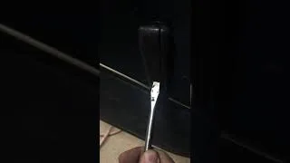 Thumbnail: Volvo 240 window crank removal