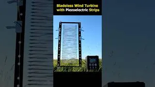 Thumbnail: Bladeless Wind Turbine with Piezoelectric Strips