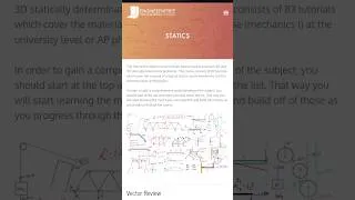 Thumbnail: Engineering Statics Course