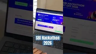 Thumbnail: SBI Hackathon 2026 is Here | Global Fintech Fest #hackathon  #hackculture #coding