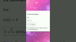Thumbnail: EC25C04 UNIT 3 Fourier transform of aperiodic signals, standard signals and periodic signals #live