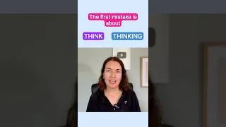 Thumbnail: THINK and THINKING - how to use them correctly in English 🇬🇧 #englishgrammar #grammar