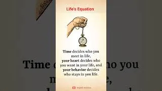 Thumbnail: Life Equation|| #motivation  #quotes #shorts #life #english_quotes