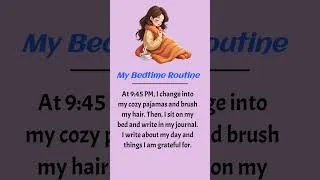 Thumbnail: My Bedtime Routine || A Simple Story to Improve English ✅ #gradedreader