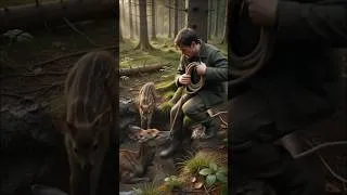 Thumbnail: Baby Deer Thanks the Man Who Saved Its Mom 😭❤️ #shorts