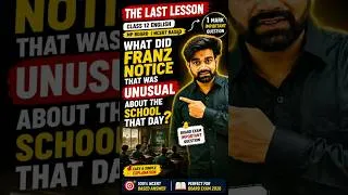 Thumbnail: What Did Franz Notice That Was Unusual About the School That Day? | The Last Lesson | Class 12