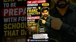 Thumbnail: What Was Franz Expected to be Prepared With for School That Day? | The Last Lesson