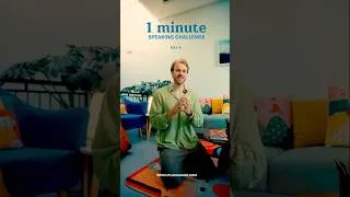 Thumbnail: 1 minute speaking challenge (day 4)