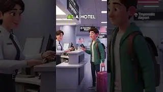 Thumbnail: Airport Immigration – Arrival Conversation | Learn English for Beginners ( A1 level )