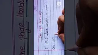 Thumbnail: how to improve english writing #writing #handwriting #english #shorts