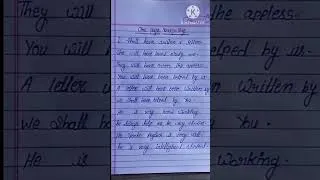 Thumbnail: english writing practice #shorts #viral #english